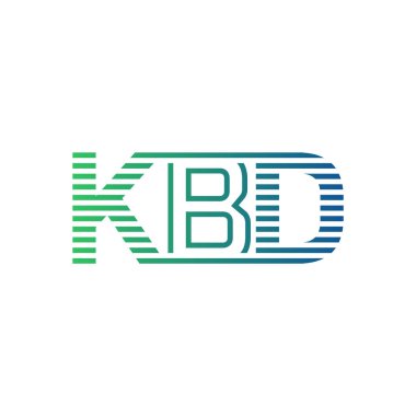Modern KBD Logo Tasarımı. İş Kimliği için KBD Minimalist, Profesyonel ve Çok Yönlü Markalaştırma Simgesi