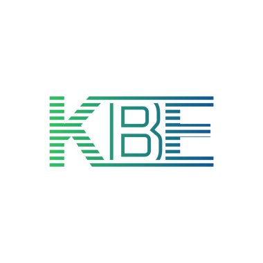 Modern KBE Logo Tasarımı. İş Kimliği için KBE Minimalist, Profesyonel ve Çok Yönlü Markalaştırma Simgesi