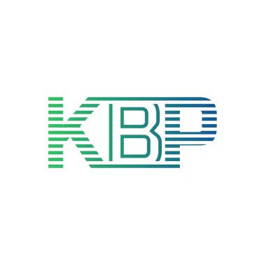 Modern KBP Logo Tasarımı. İş Kimliği için KBP Minimalist, Profesyonel ve Çok Yönlü Markalaştırma Simgesi