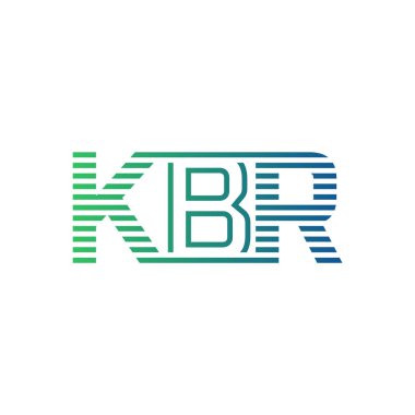 Modern KBR Logo Tasarımı. İşletme Kimliği İçin KBR Minimalist, Profesyonel ve Çok Yönlü Markalaştırma Simgesi