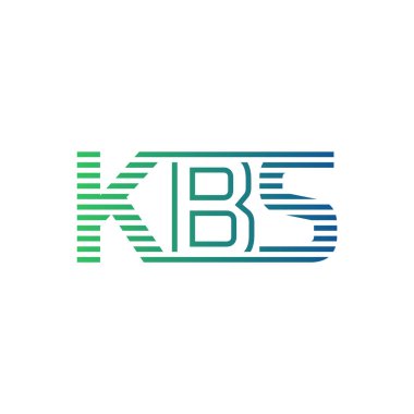 Modern KBS Logo Tasarımı. KBS Minimalist, Profesyonel ve İş Kimliği için Çok Yönlü Markalaştırma Simgesi
