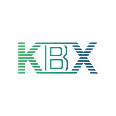 Modern KBX Logo Tasarımı. İş Kimliği için KBX Minimalist, Profesyonel ve Çok Yönlü Markalaştırma Simgesi
