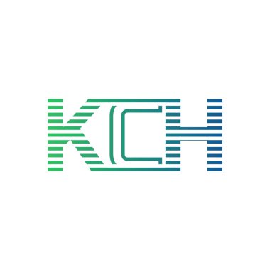 Modern KCH Logo Tasarımı. İş Kimliği için KCH Minimalist, Profesyonel ve Çok Yönlü Markalaştırma Simgesi
