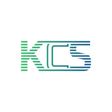 Modern KCS Logo Tasarımı. İş Kimliği için KCS Minimalist, Profesyonel ve Çok Yönlü Markalaştırma Simgesi