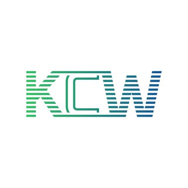 Modern KCW Logo Tasarımı. KCW İşletme Kimliği İçin Minimalist, Profesyonel ve Çok Yönlü Markalaştırma Simgesi