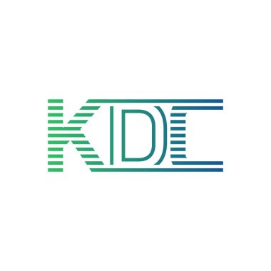 Modern KDC Logo Tasarımı. İş Kimliği İçin KDC Minimalist, Profesyonel ve Çok Yönlü Markalaştırma Simgesi