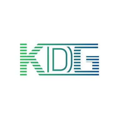 Modern KDG Logo Tasarımı. Harf KDG İş Kimliği Minimalist, Profesyonel ve Çok Yönlü Markalaştırma Simgesi