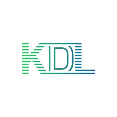 Modern KDL Logo Tasarımı. İş Kimliği için KDL Minimalist, Profesyonel ve Çok Yönlü Markalaştırma Simgesi