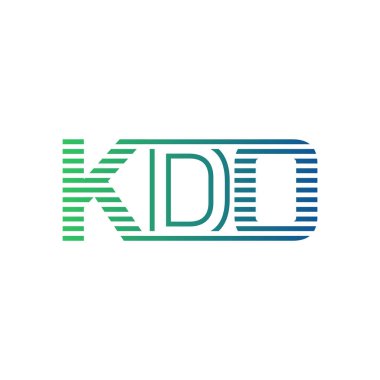 Modern KDO Logo Tasarımı. İş Kimliği İçin KDO Minimalist, Profesyonel ve Çok Yönlü Markalaştırma Simgesi
