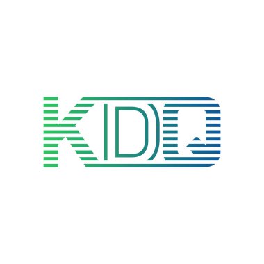 Modern KDQ Logo Tasarımı. KDQ Minimalist, Profesyonel ve İşletme Kimliği İçin Çok Yönlü Markalaştırma Simgesi