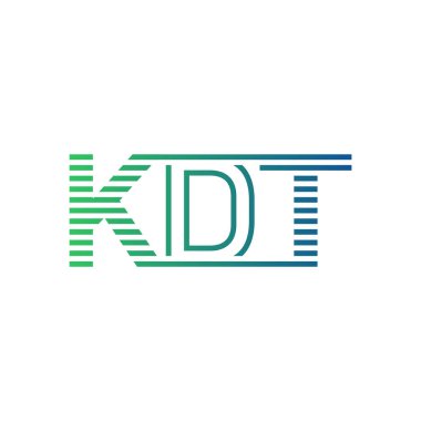 Modern KDT Logo Tasarımı. İş Kimliği için KDT Minimalist, Profesyonel ve Çok Yönlü Markalaştırma Simgesi