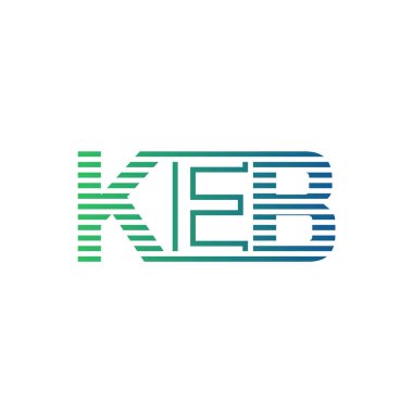 Modern KEB Logo Tasarımı. KEB Minimalist, Profesyonel ve Çok Yönlü İşletme Kimliği Simgesi