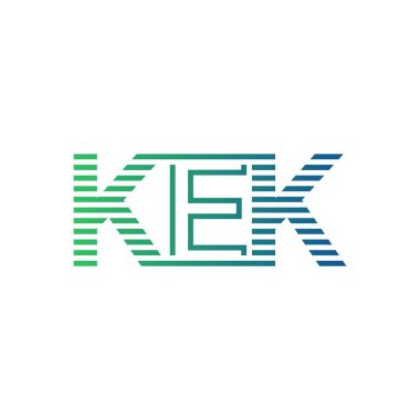 Modern KEK Logo Tasarımı. İş Kimliği için KEK Minimalist, Profesyonel ve Çok Yönlü Markalaştırma Simgesi
