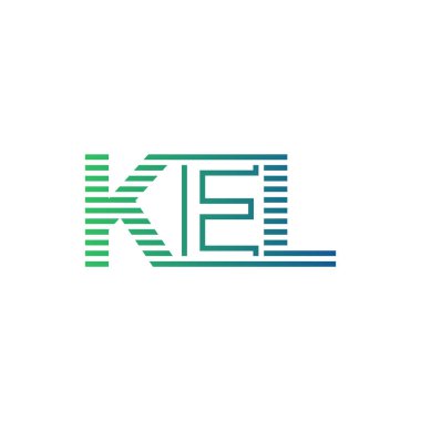 Modern KEL Logo Tasarımı. İş Kimliği için KEL Minimalist, Profesyonel ve Çok Yönlü Markalaştırma Simgesi