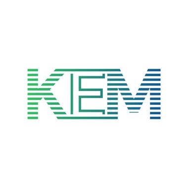 Modern KEM Logo Tasarımı. Harf KEM İş Kimliği Minimalist, Profesyonel ve Çok Yönlü Markalaştırma Simgesi