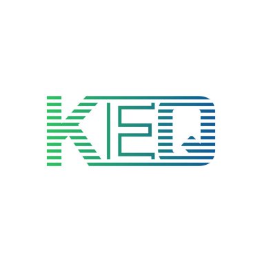 Modern KEQ Logo Tasarımı. KEQ Minimalist, Profesyonel ve İş Kimliği için Çok Yönlü Markalaştırma Simgesi