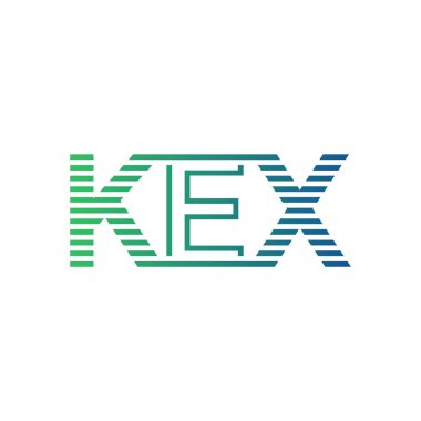 Modern KEX Logo Tasarımı. Harf KEX İş Kimliği Minimalist, Profesyonel ve Çok Yönlü Markalaştırma Simgesi