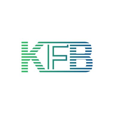 Modern KFB Logo Tasarımı. KFB Minimalist, Profesyonel ve Çok Yönlü İşletme Kimliği Simgesi
