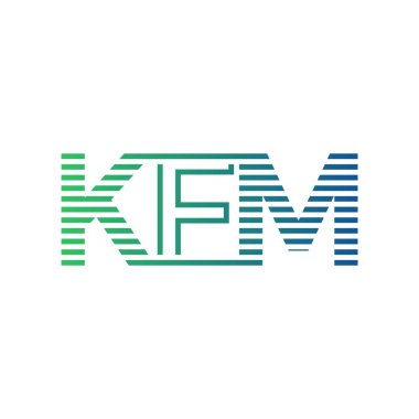 Modern KFM Logo Tasarımı. KFM İşletme Kimliği İçin Minimalist, Profesyonel ve Çok Yönlü Markalaştırma Simgesi