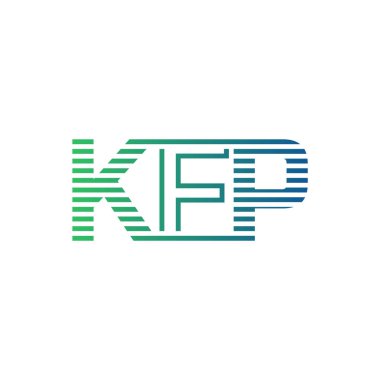 Modern KFP Logo Tasarımı. KFP Minimalist, Profesyonel ve Çok Yönlü İşletme Kimliği Simgesi