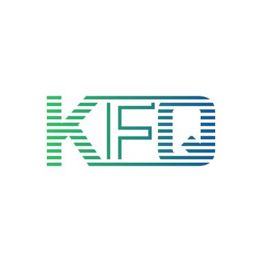 Modern KFQ Logo Tasarımı. İş Kimliği için KFQ Minimalist, Profesyonel ve Çok Yönlü Markalaştırma Simgesi