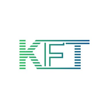 Modern KFT Logo Tasarımı. İş Kimliği için KFT Minimalist, Profesyonel ve Çok Yönlü Markalaştırma Simgesi