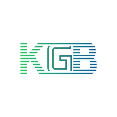Modern KGB Logo Tasarımı. İş Kimliği için KGB Minimalist, Profesyonel ve Çok Yönlü Markalaştırma Simgesi