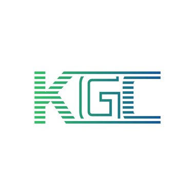 Modern KGC Logo Tasarımı. İş Kimliği için KGC Minimalist, Profesyonel ve Çok Yönlü Markalaştırma Simgesi