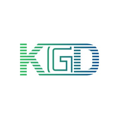 Modern KGD Logo Tasarımı. İş Kimliği için KGD Minimalist, Profesyonel ve Çok Yönlü Markalaştırma Simgesi