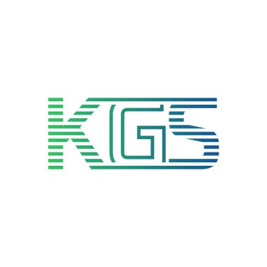 Modern KGS Logo Tasarımı. KGS Minimalist, Profesyonel ve İş Kimliği için Çok Yönlü Markalaştırma Simgesi