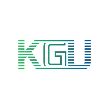 Modern KGU Logo Tasarımı. KGU Minimalist, Profesyonel ve Çok Yönlü İşletme Kimliği Simgesi