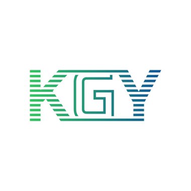 Modern KGY Logo Tasarımı. İş Kimliği için KGY Minimalist, Profesyonel ve Çok Yönlü Markalaştırma Simgesi