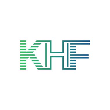 Modern KHF Logo Tasarımı. İş Kimliği için KHF Minimalist, Profesyonel ve Çok Yönlü Markalaştırma Simgesi