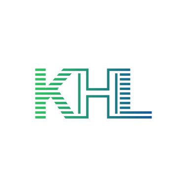 Modern KHL Logo Tasarımı. İş Kimliği için KHL Minimalist, Profesyonel ve Çok Yönlü Markalaştırma Simgesi