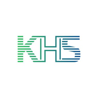 Modern KHS Logo Tasarımı. İş Kimliği için KHS Minimalist, Profesyonel ve Çok Yönlü Markalaştırma Simgesi