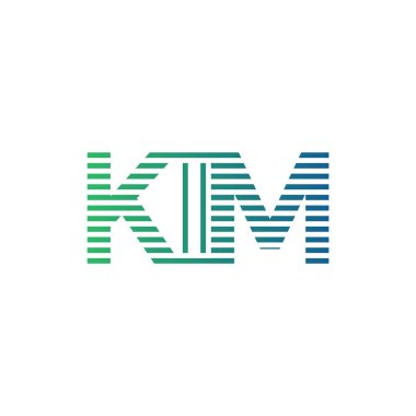 Modern KIM Logo Tasarımı. Harf KIM İş Kimliği Minimalist, Profesyonel ve Çok Yönlü Markalaştırma Simgesi