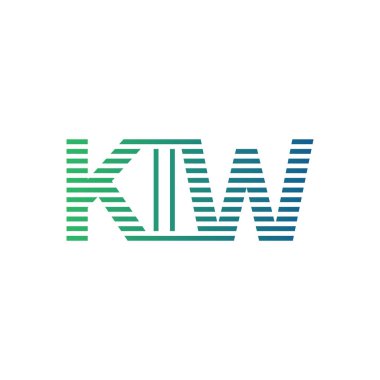 Modern KIW Logo Tasarımı. KIW Minimalist, Profesyonel ve Çok Yönlü İşletme Kimliği Simgesi