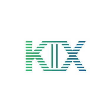 Modern KIX Logo Tasarımı. KIX Minimalist, Profesyonel ve Çok Yönlü İşletme Kimliği Simgesi