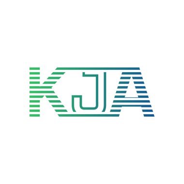 Modern KJA Logo Tasarımı. KJA Minimalist, Profesyonel ve Çok Yönlü İşletme Kimliği Simgesi