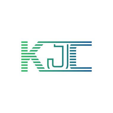 Modern KJC Logo Tasarımı. KJC İşletme Kimliği İçin Minimalist, Profesyonel ve Çok Yönlü Markalaştırma Simgesi