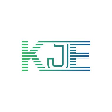 Modern KJE Logo Tasarımı. KJE Minimalist, Profesyonel ve Çok Yönlü İşletme Kimliği Simgesi