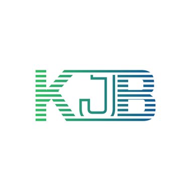 Modern KJB Logo Design. Letter KJB Minimalist, Professional, and Versatile Branding Icon for Business Identity clipart