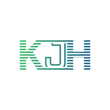 Modern KJH Logo Tasarımı. KJH Minimalist, Profesyonel ve Çok Yönlü İşletme Kimliği Simgesi