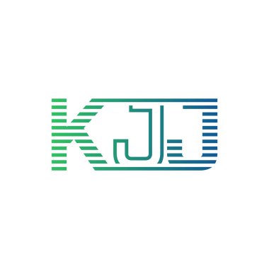 Modern KJJ Logo Tasarımı. KJJ Harfi Minimalist, Profesyonel ve İşletme Kimliği İçin Çok Yönlü Markalaşma Simgesi
