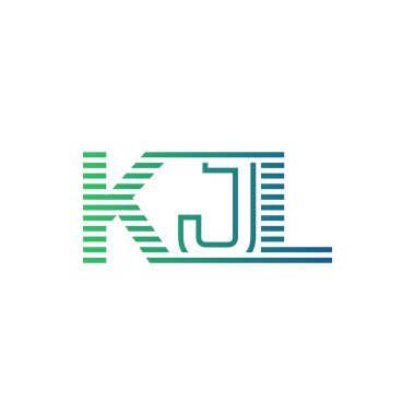 Modern KJL Logo Tasarımı. KJL Minimalist, Profesyonel ve Çok Yönlü İşletme Kimliği Simgesi