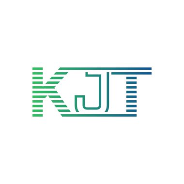 Modern KJT Logo Tasarımı. İş Kimliği için KJT Minimalist, Profesyonel ve Çok Yönlü Markalaştırma Simgesi