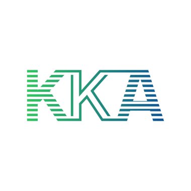 Modern KKA Logo Tasarımı. İş Kimliği için KKA Minimalist, Profesyonel ve Çok Yönlü Markalaştırma Simgesi