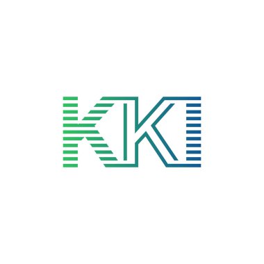 Modern KKI Logo Tasarımı. KKI Minimalist, Profesyonel ve İşletme Kimliği İçin Çok Yönlü Markalaştırma Simgesi