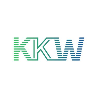 Modern KKW Logo Tasarımı. KKW İşletme Kimliği İçin Minimalist, Profesyonel ve Çok Yönlü Markalaştırma Simgesi