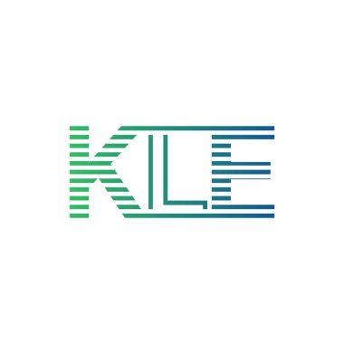 Modern KLE Logo Tasarımı. İş Kimliği için KLE Minimalist, Profesyonel ve Çok Yönlü Markalaştırma Simgesi